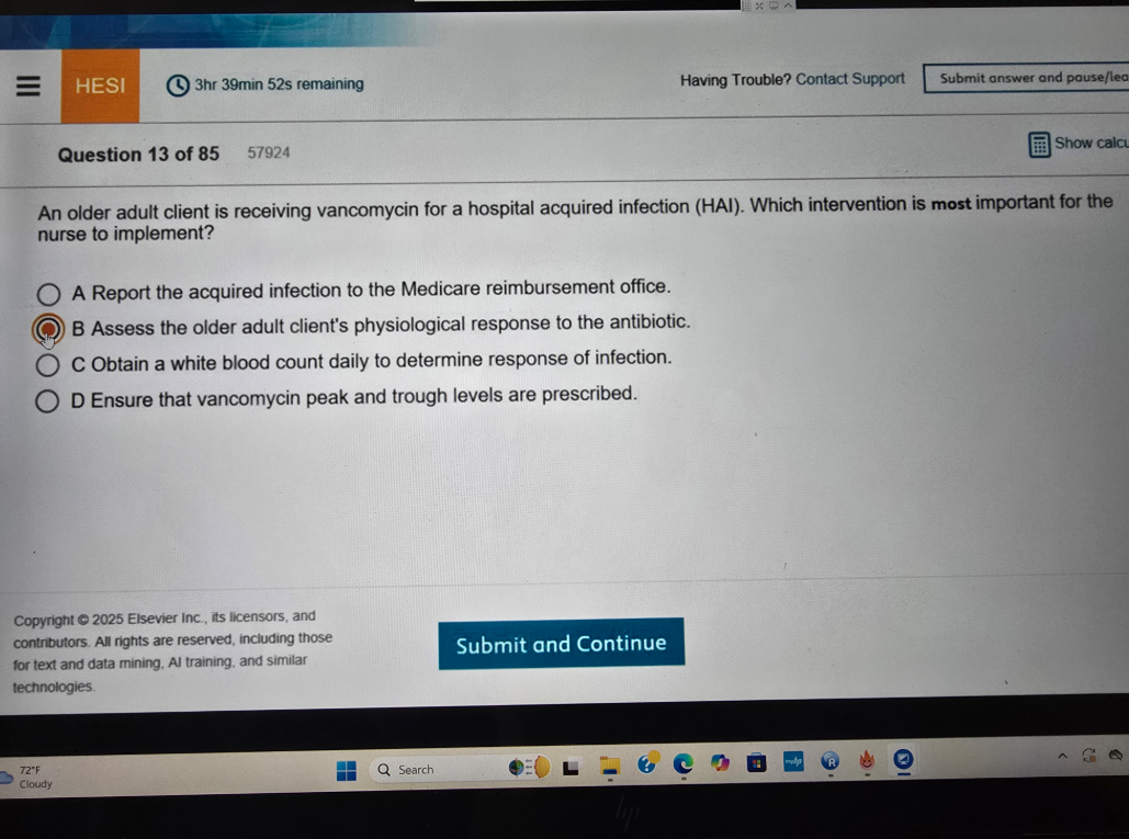 WGU D441 Medical Dosage Calculations and Pharmacology OA3