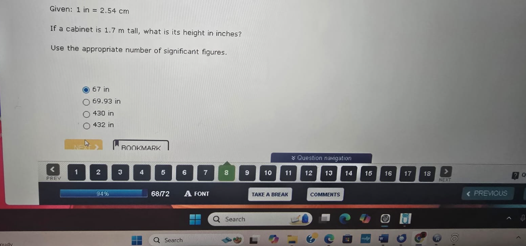WGU D425 Introduction to Chemistry OA2