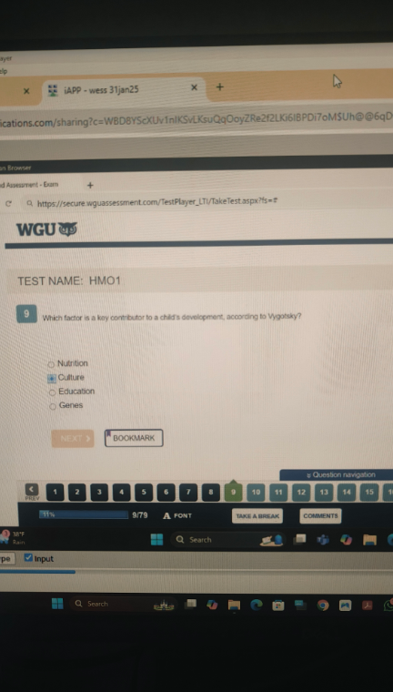 WGU D570 Cognitive Psychology OA3